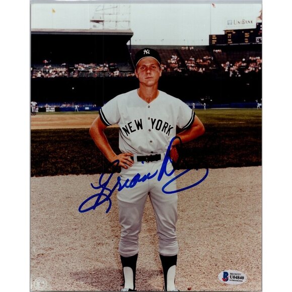 BRIAN DOYLE NEW YORK YANKEES SIGNED 8X10 PHOTO COA Beckett U04840 - Picture 1 of 2